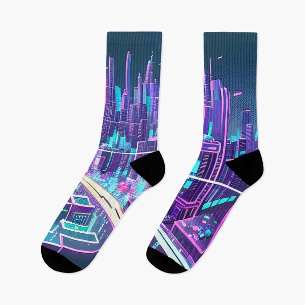 Item preview, Futuristic Cityscape: Seamless Blend of Digital Realities and Glitch Art designed and sold by Akira Miyamoto.