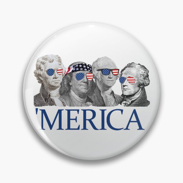 Item preview, Merica Founding Fathers Patriotic 4th Of July Merica Gear designed and sold by DynamicDesign.