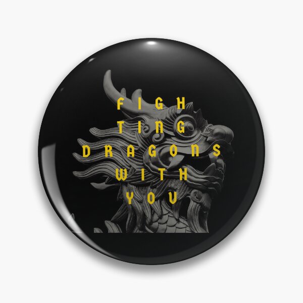 Item preview, fighting dragons with you designed and sold by PopPizzazz.