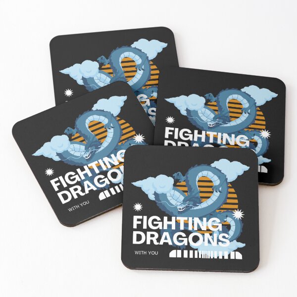Item preview, fighting dragons with you designed and sold by PopPizzazz.