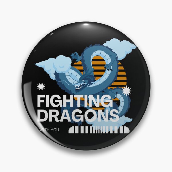 Item preview, fighting dragons with you designed and sold by PopPizzazz.