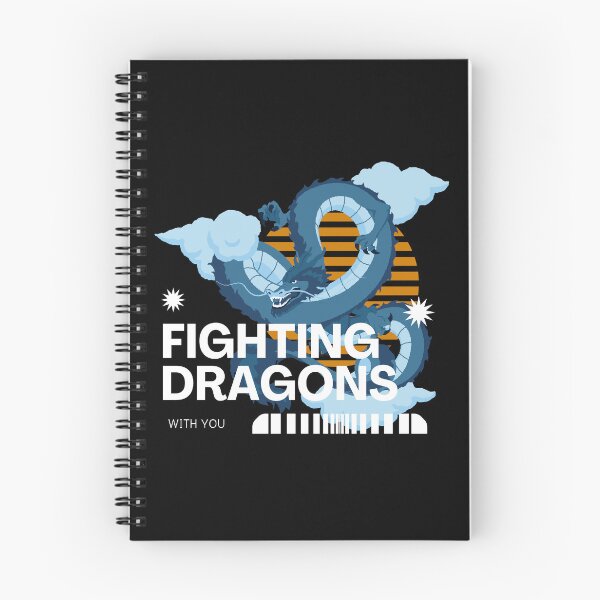 Item preview, fighting dragons with you designed and sold by PopPizzazz.
