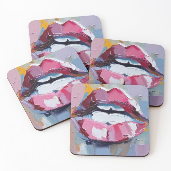 Aperçu de l'œuvre Pink Lips créée et vendue par kultomatic.
