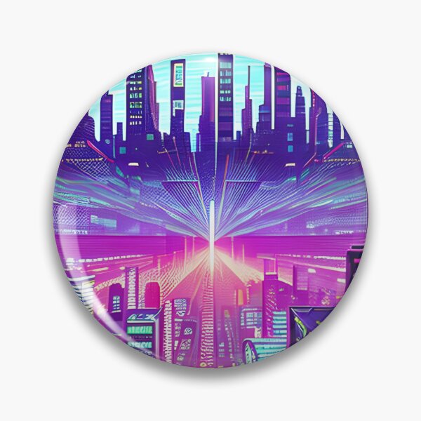 Item preview, Futuristic Cityscape: Seamless Blend of Digital Realities and Glitch Art designed and sold by Akira Miyamoto.