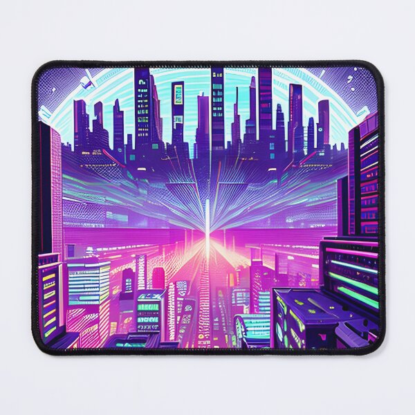 Item preview, Futuristic Cityscape: Seamless Blend of Digital Realities and Glitch Art designed and sold by Akira Miyamoto.