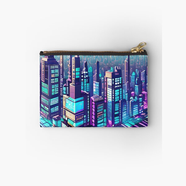 Item preview, Futuristic Cityscape: Seamless Blend of Digital Realities and Glitch Art designed and sold by Akira Miyamoto.
