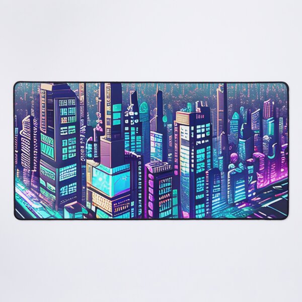 Item preview, Futuristic Cityscape: Seamless Blend of Digital Realities and Glitch Art designed and sold by Akira Miyamoto.