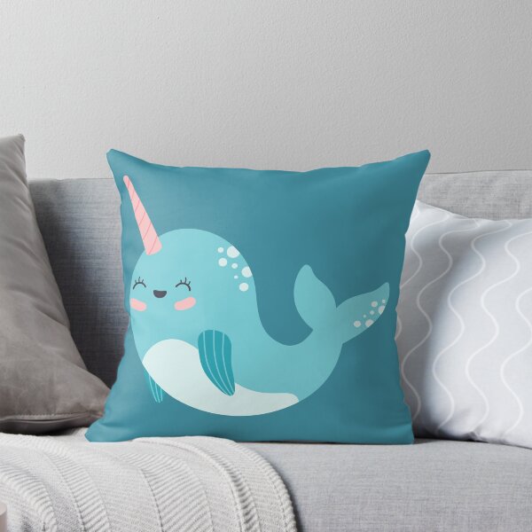 Item preview, Cute Happy Narwhal designed and sold by cgroenewald.