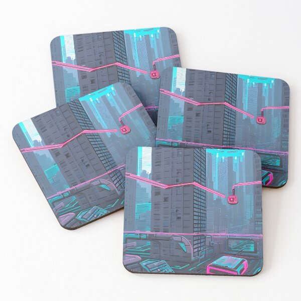 Item preview, Futuristic Cityscape: Seamless Blend of Digital Realities and Glitch Art designed and sold by Akira Miyamoto.