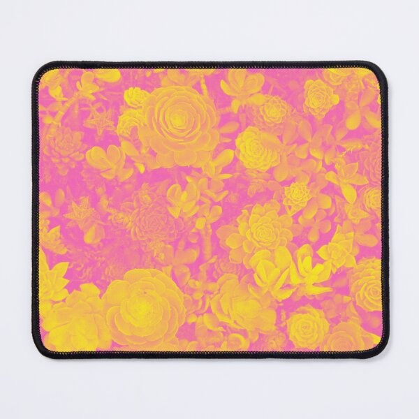 Item preview, Psychedelic Aesthetic Color Trip Succulents in Pink and Yellow designed and sold by Trish Dish.
