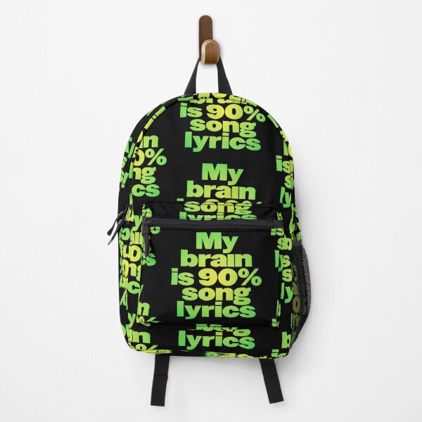 Item preview, My brain is 90% song lyrics v.4 designed and sold by x1brett.