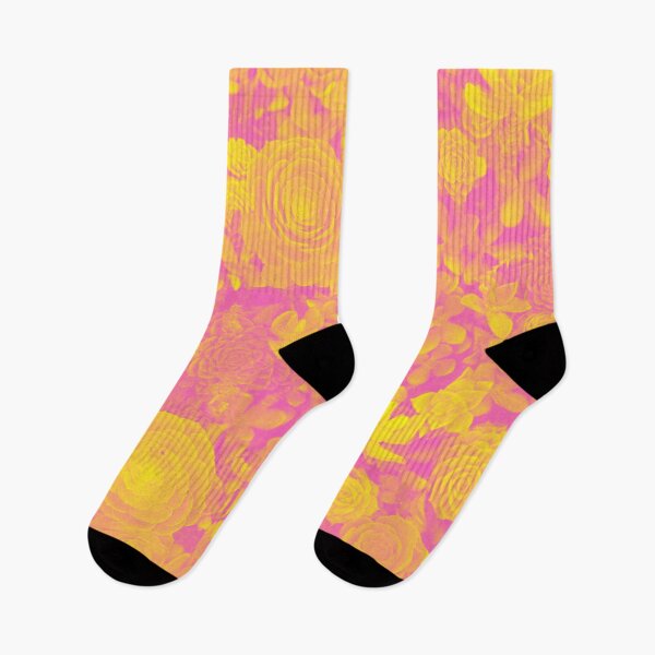 Item preview, Psychedelic Aesthetic Color Trip Succulents in Pink and Yellow designed and sold by Trish Dish.