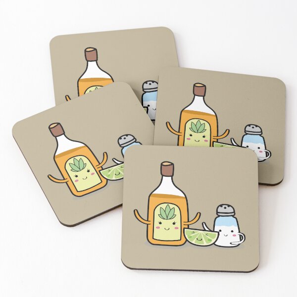 Item preview, Cute Tequila trio illustration designed and sold by CutestShopEver.