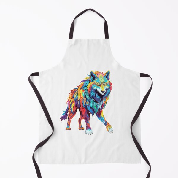 Item preview, colorful wolf designed and sold by normal-design.