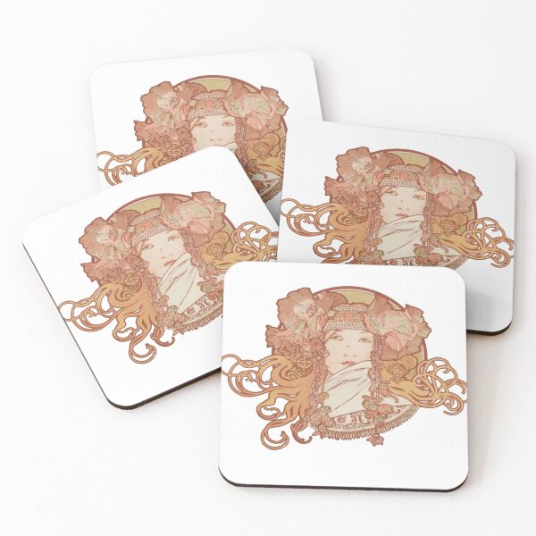Item preview, Vintage Art Nouveau Flower Princess  designed and sold by IliaLobell.