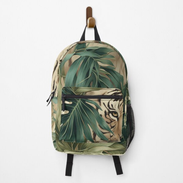 Item preview, Whimsical Jungle Reverie: A Tiger and Tropical Leaves designed and sold by OurBarcode.