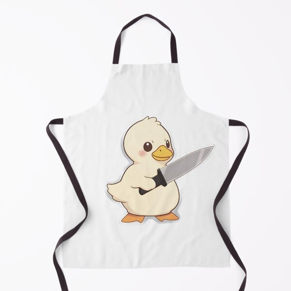 Item preview, Duck with Dagger | Cute Animal Sticker designed and sold by ZEESDESIGN.