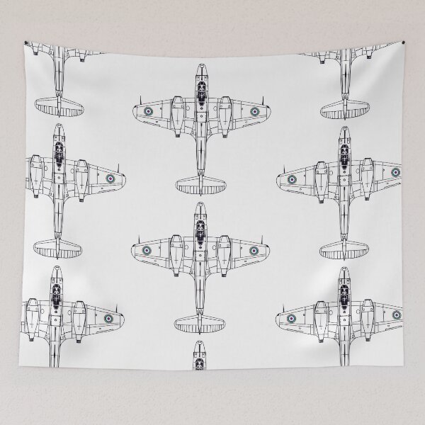 Item preview, Gloster Meteor, Aeroplane, Aircraft, Illustrated Tribute designed and sold by FoleyPottery.