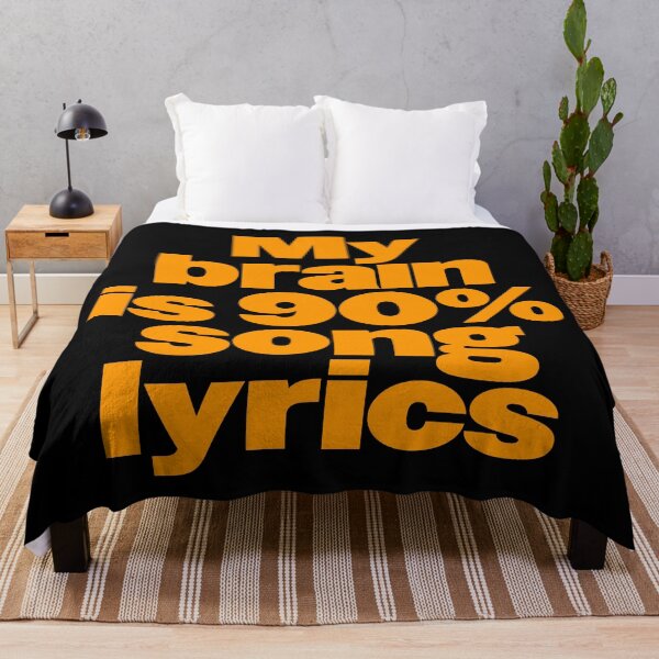 Item preview, My brain is 90% song lyrics v.6 designed and sold by x1brett.