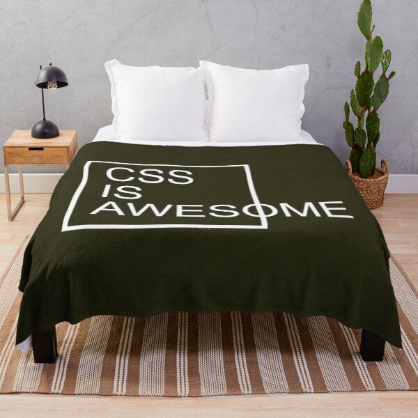 Item preview, CSS Is Awesome Funny Quote designed and sold by rckrnfbeaa85.