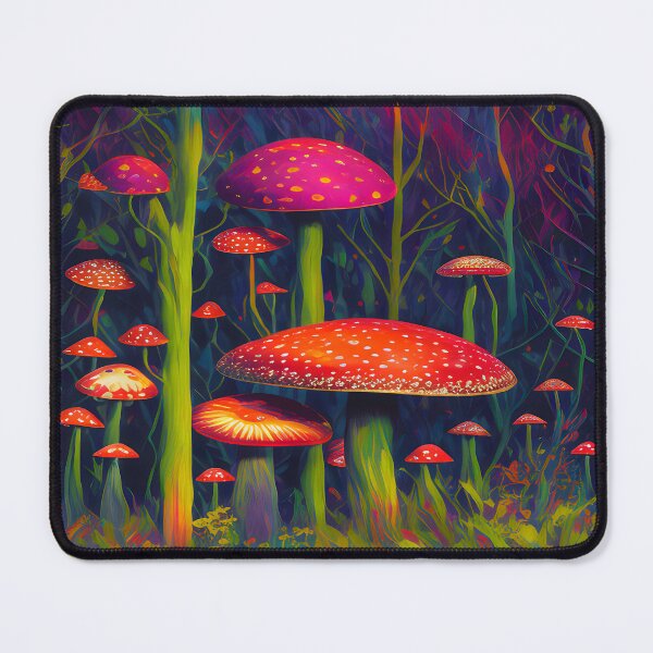 Item preview, Vibrant mushrooms in a forest - L (full) designed and sold by ExpressioNation Origin.