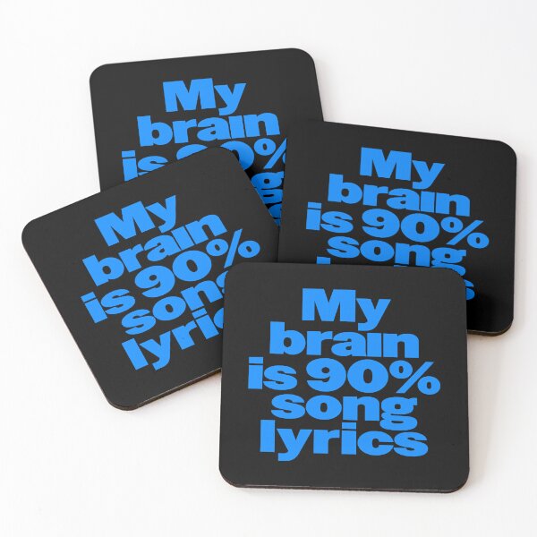 Item preview, My brain is 90% song lyrics v.7 designed and sold by x1brett.