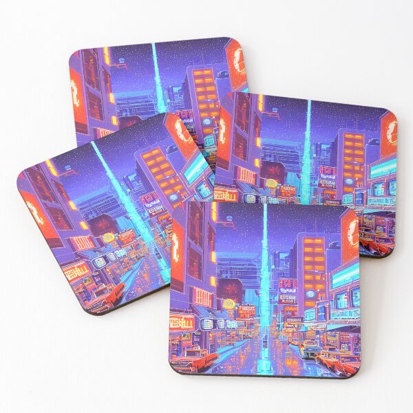 Item preview, Futuristic Cityscape: Seamless Blend of Digital Realities and Glitch Art designed and sold by Akira Miyamoto.