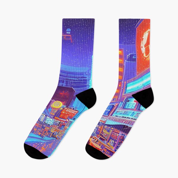 Item preview, Futuristic Cityscape: Seamless Blend of Digital Realities and Glitch Art designed and sold by Akira Miyamoto.