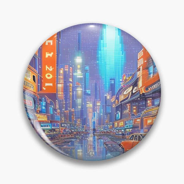 Item preview, Futuristic Cityscape: Seamless Blend of Digital Realities and Glitch Art designed and sold by Akira Miyamoto.
