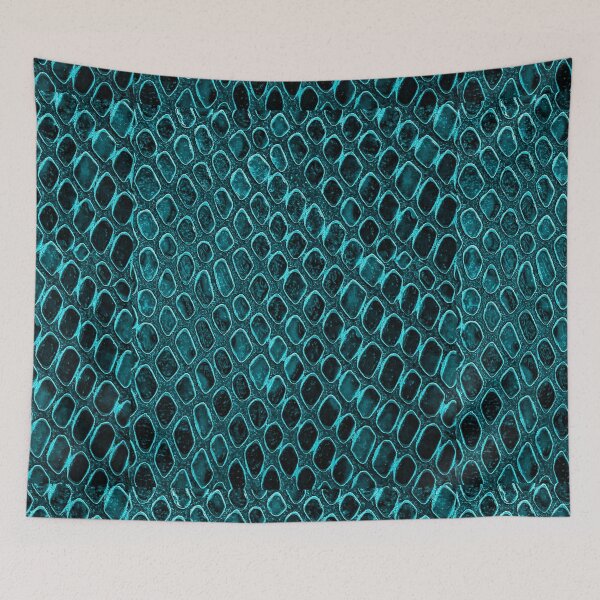 Item preview, Striking Teal Snakeskin Photo designed and sold by cgroenewald.