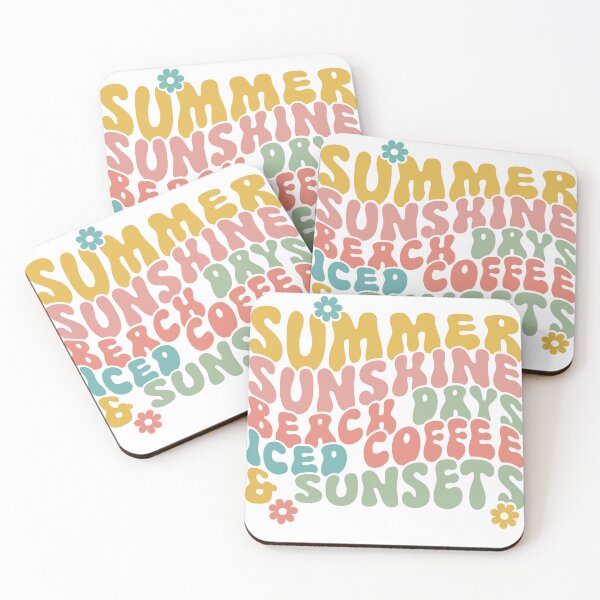 Item preview, Retro Groovy Summer Sunshine Beach Days designed and sold by FrshPaprieStdio.