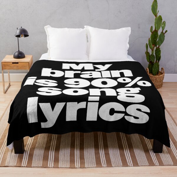 Item preview, My brain is 90% song lyrics v.9 designed and sold by x1brett.