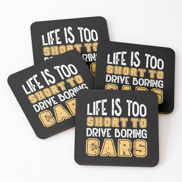 Item preview, Life Is Too Short To Drive Boring Cars Classic Car Lover designed and sold by woormle.