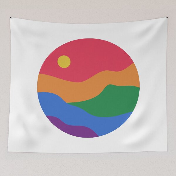 Item preview, Subtle pride landscape designed and sold by Allie Rockhill.