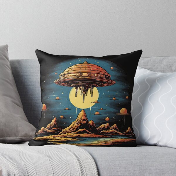 Item preview, Retro Alien Spaceship designed and sold by EdgarJake.