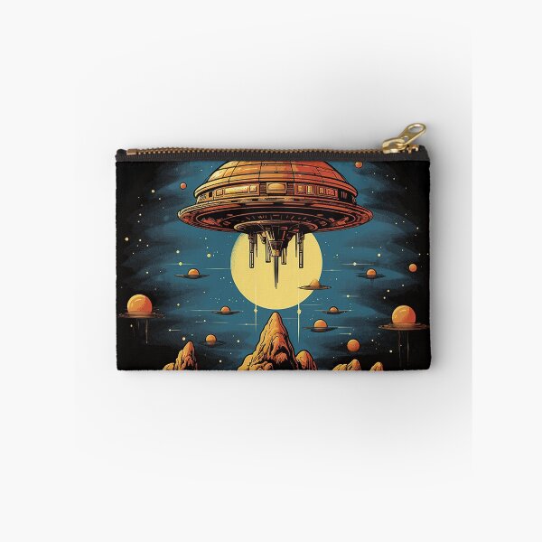 Item preview, Retro Alien Spaceship designed and sold by EdgarJake.