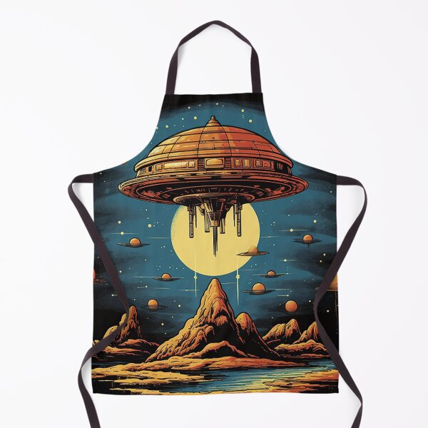 Item preview, Retro Alien Spaceship designed and sold by EdgarJake.