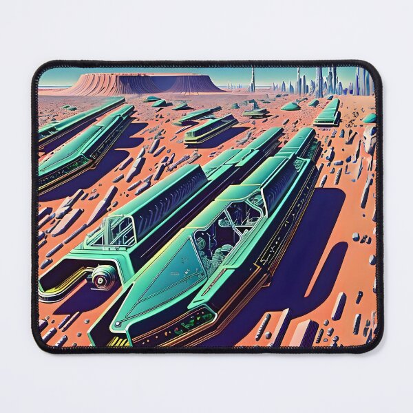 Item preview, Retro-futuristic sci-fi spaceship designed and sold by ArthurVandelay.