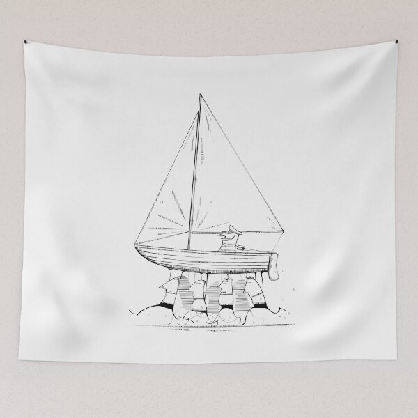 Item preview, Men Carrying Boat designed and sold by jcg76.