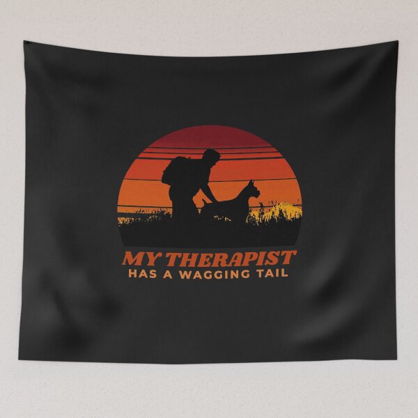 Item preview, My Therapist Has A Wagging Tail Boxer Gift  designed and sold by Guarddogdrive.