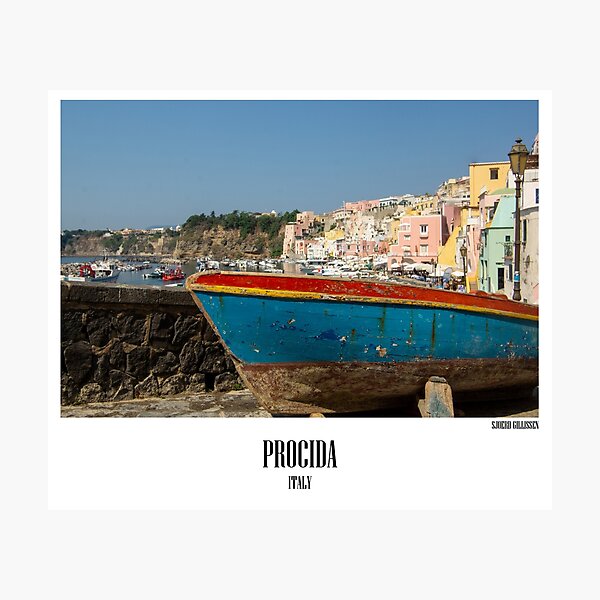 Item preview, Photo print: Procida, Napels, Italy designed and sold by SjoerdLove.