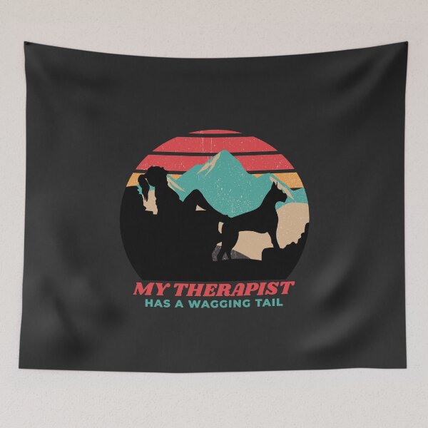 Item preview, My Therapist Has A Wagging Tail Boxer Gift  designed and sold by Guarddogdrive.