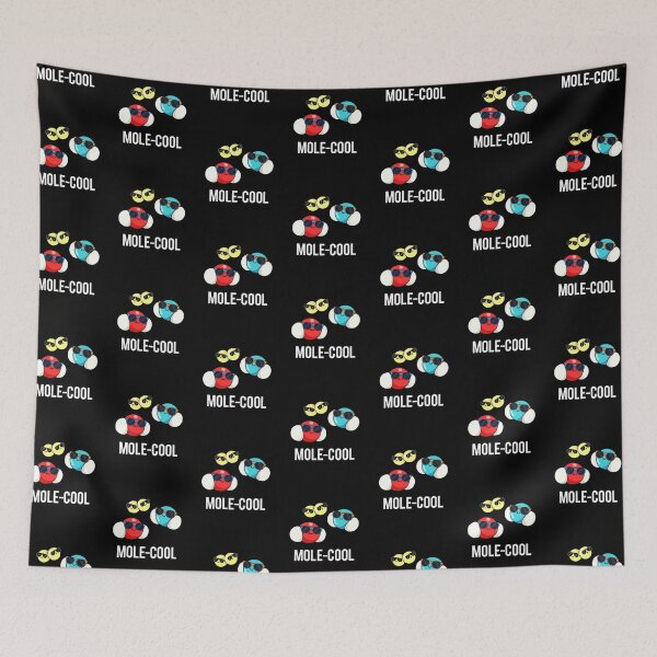 Item preview, Mole-Cool Funny Molecule Puns (Dark BG) designed and sold by punnybone.