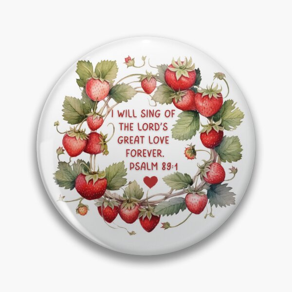 Item preview, Psalm 89:1 - I will sing of the Lord’s great love forever. designed and sold by FlutterByH.