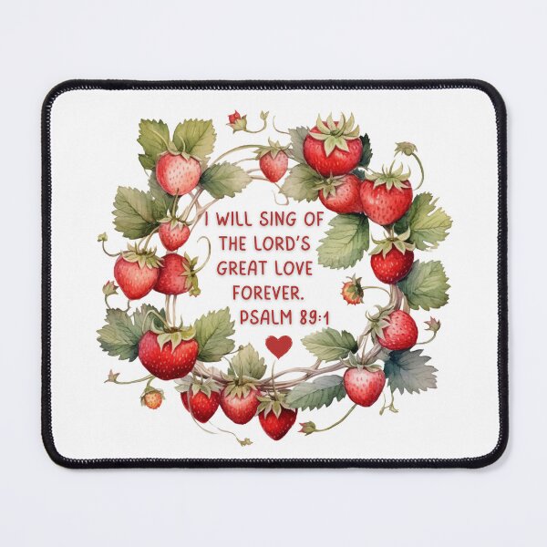 Item preview, Psalm 89:1 - I will sing of the Lord’s great love forever. designed and sold by FlutterByH.