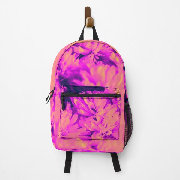 Item preview, Color Trip Flowers in Orange Fuchsia Pink and Purple designed and sold by Trish Dish.