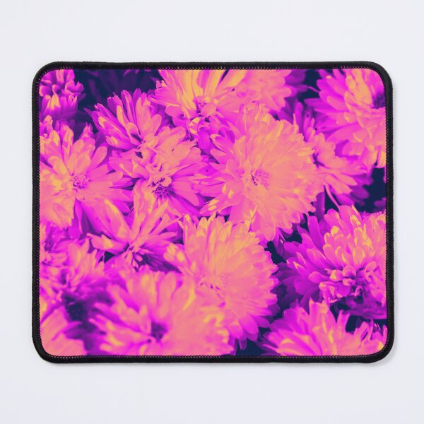 Item preview, Color Trip Flowers in Orange Fuchsia Pink and Purple designed and sold by Trish Dish.