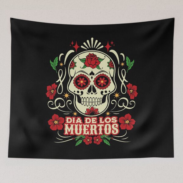 Item preview, Dia De Los Muertos Floral Skull Gift designed and sold by InkyGenies.