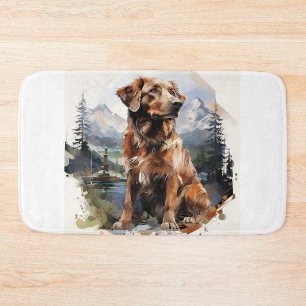 Item preview, Dog and Mountain 06 designed and sold by MarshalsArt.