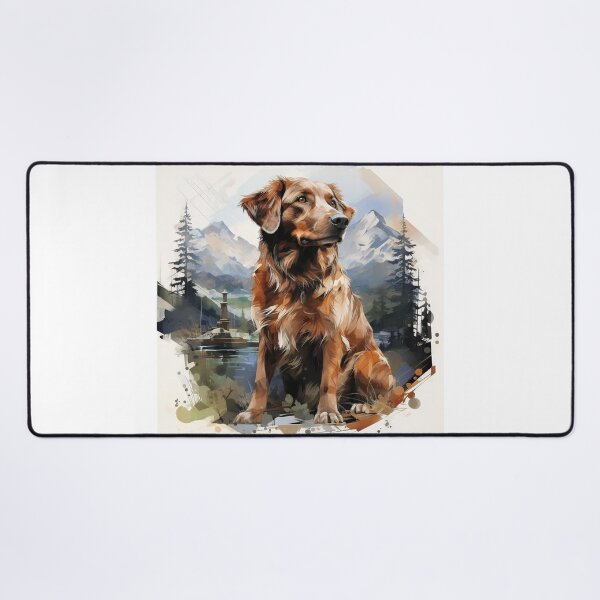 Item preview, Dog and Mountain 06 designed and sold by MarshalsArt.